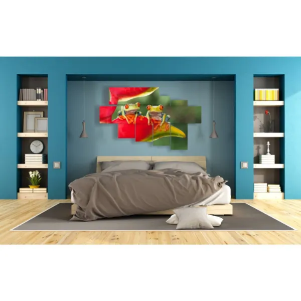 Cuadros de animales con ranas.