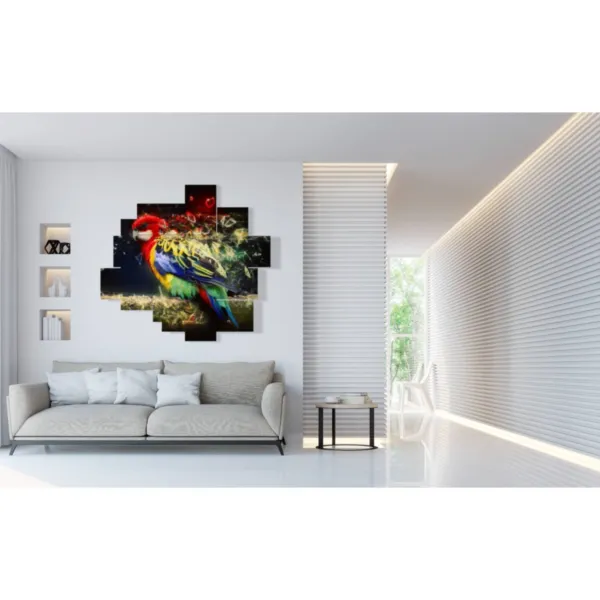 Impresiones murales de loros