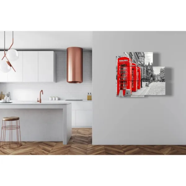 impresión del teléfono público en Londres