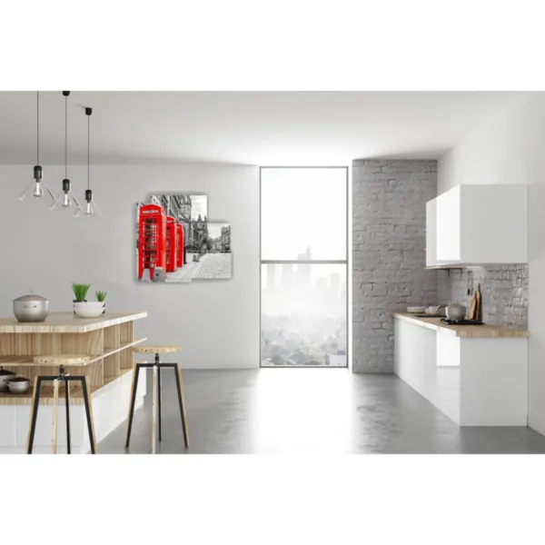 decorazioni murali cabina telefonica Londra