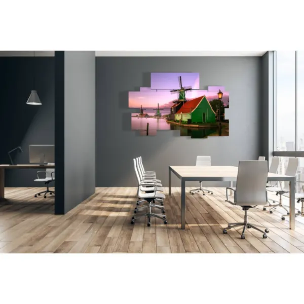 Windmill decoration painting in Amsterdam