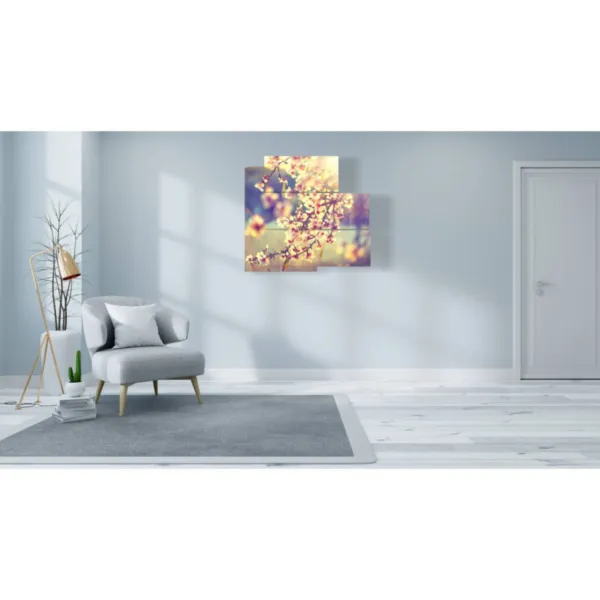 Tree paintings with blooming branches