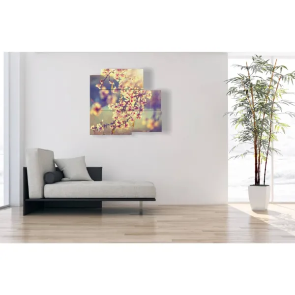 Japanese-style paintings with cherry blossoms