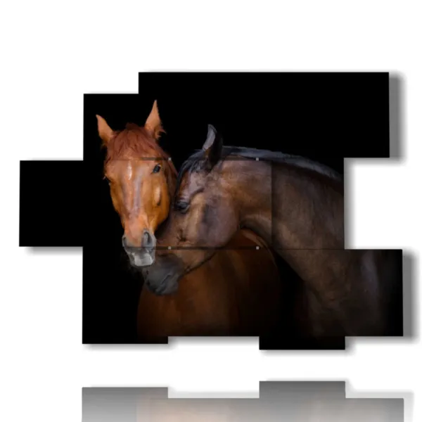 Painting with horses