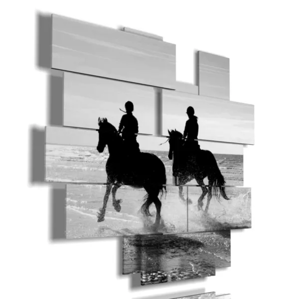 Drucke: Mann auf Pferd