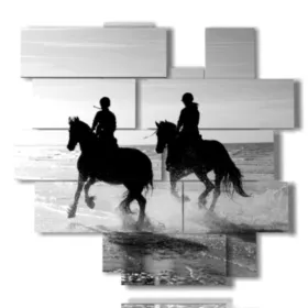 quadro uomo a cavallo