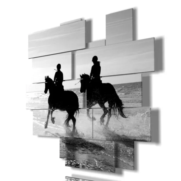 Paintings of a man on horseback