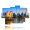 singapore foto citta in un quadro - version: 9 pannelli 164x114cm