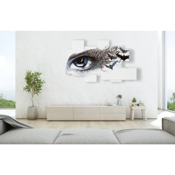 stampa di donna allo specchio