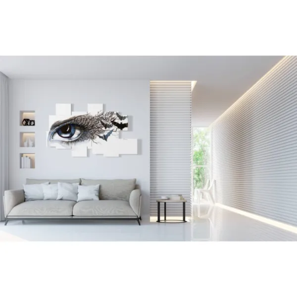 Gemälde mit einer Frau mit dunklem Blick