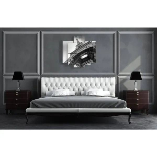 black and white murals in Paris