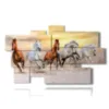 felices cuadros caballos - version: 9 pannelli 182x107cm