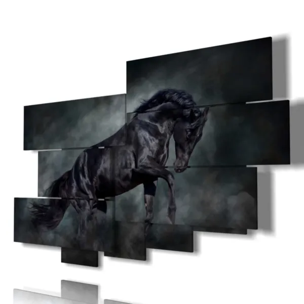 black horse paintings