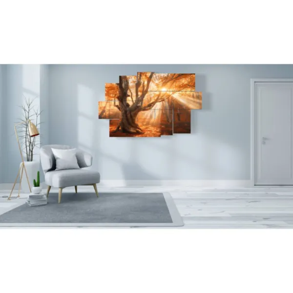 Tableaux d''arbres en hiver