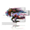 pictures of paintings with fantasy painted horses - version: 7 pannelli 157x90cm