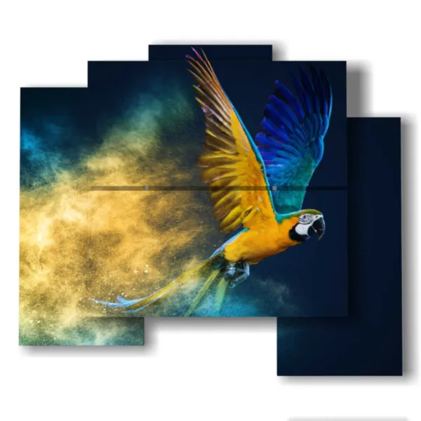parrot paintings
