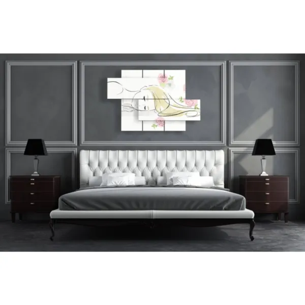 Cuadros de mujeres en un jardín modernos