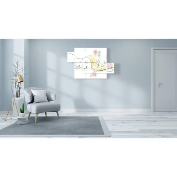 Decoración de pared para mujeres en el jardín