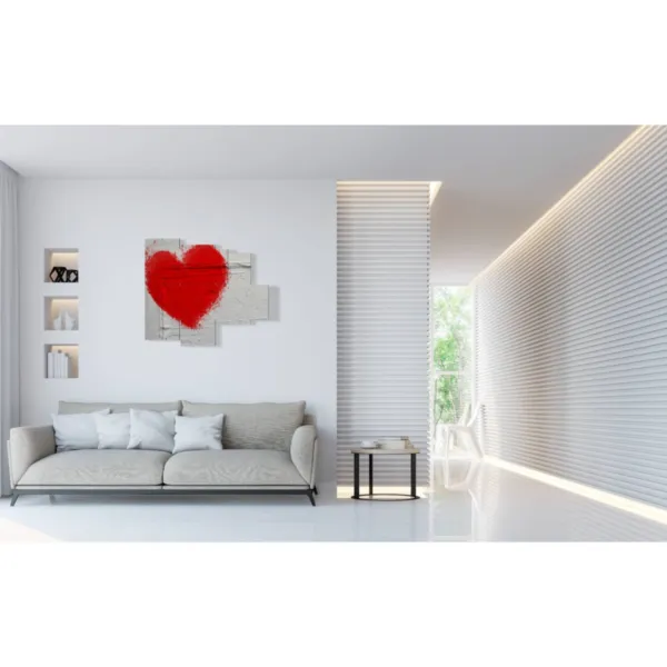 painted heart paintings