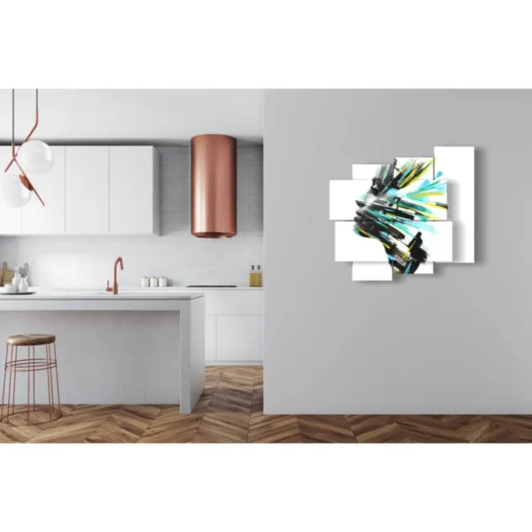 Moderne Gemälde von Frauen am Fenster