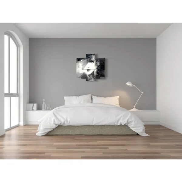 Tableaux modernes de visages de femmes