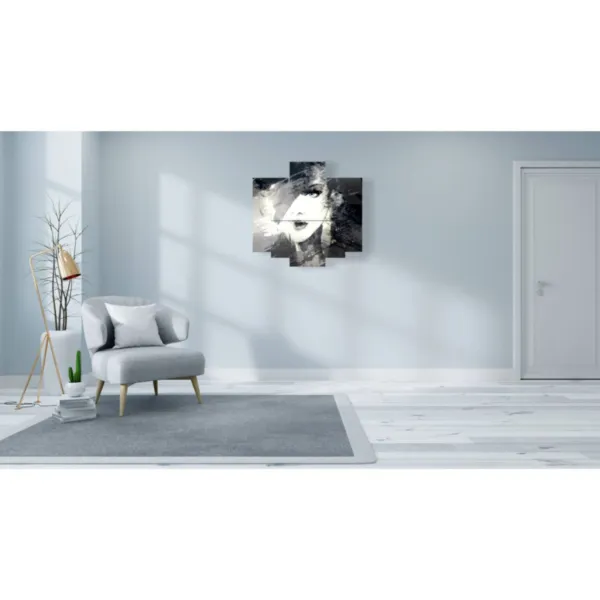 woman's face paintings