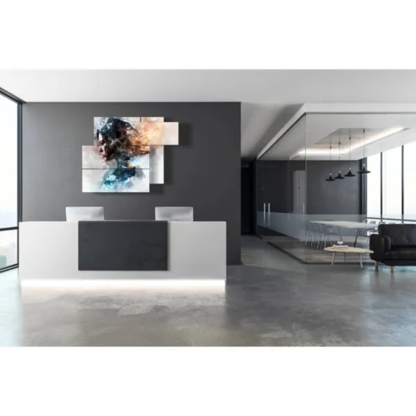 Quadres élégants de femmes mystérieuses