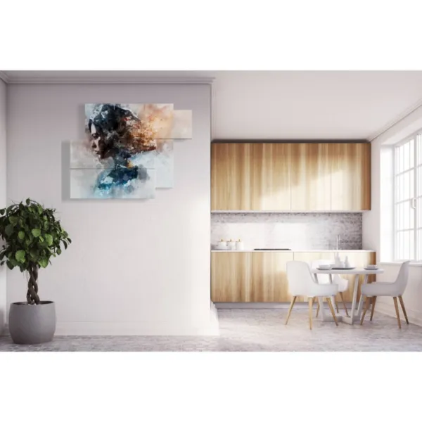 Decoraciones modernas con mujeres misteriosas