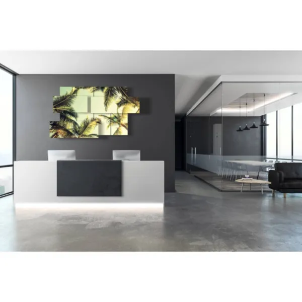 tableaux avec des palmiers en relief