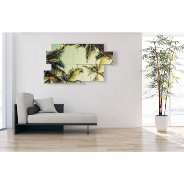 Wandkunst mit erhabenen Bäumen