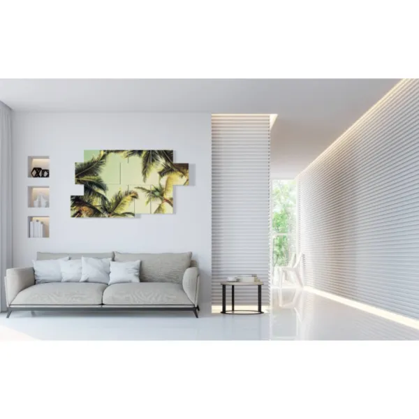 décorations avec des arbres en relief