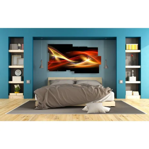 peintures de lumières abstraites