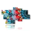 paintings geometric shapes of precious stones - version: 8 pannelli 184x108cm