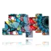 paintings geometric shapes of precious stones - version: 10 pannelli 207x106cm