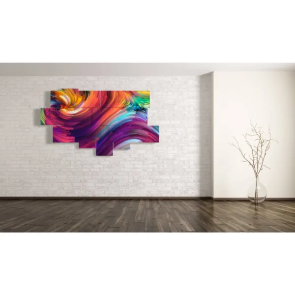 Tableaux avec des bandes de couleur