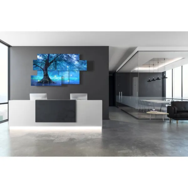 decorazioni murali alberi stilizzati