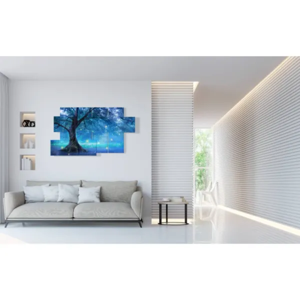 Artistic prints with stylized trees