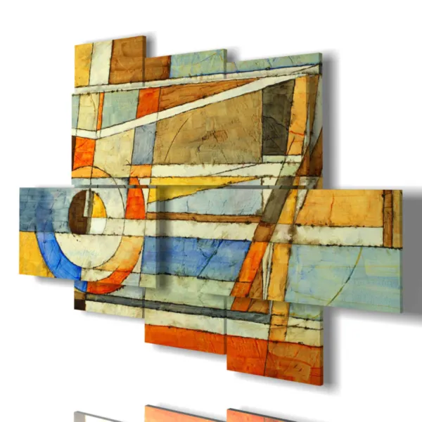 Drucke geometrischer Gemälde