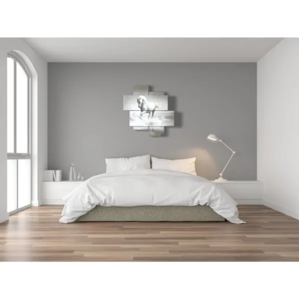 stampa cavallo bianco