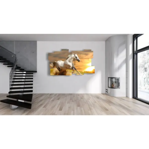 Stempel, die Pferderennen gegen die Sonne laufen