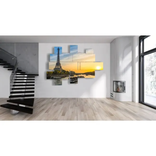 quadro con foto aerea di Parigi