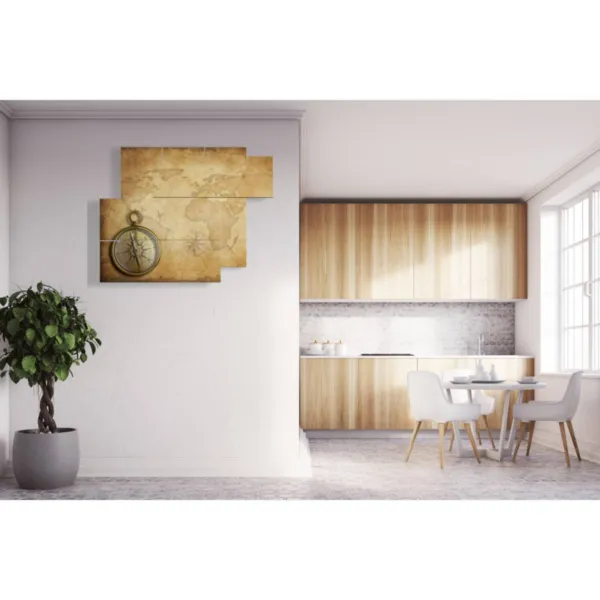 Tableaux avec une carte du monde