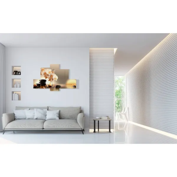 impressions d''orchidée blanche