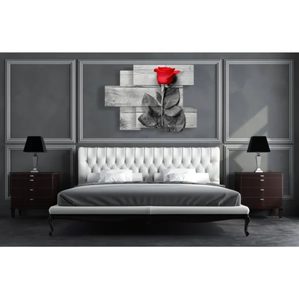 Prints with a red rose