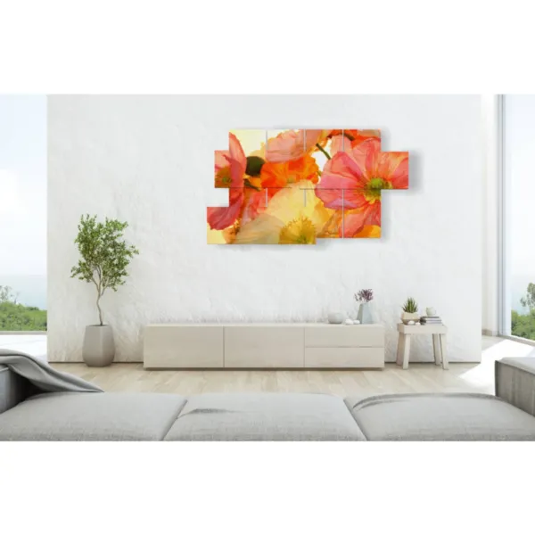 Innenarchitektur mit Wiesenblumen