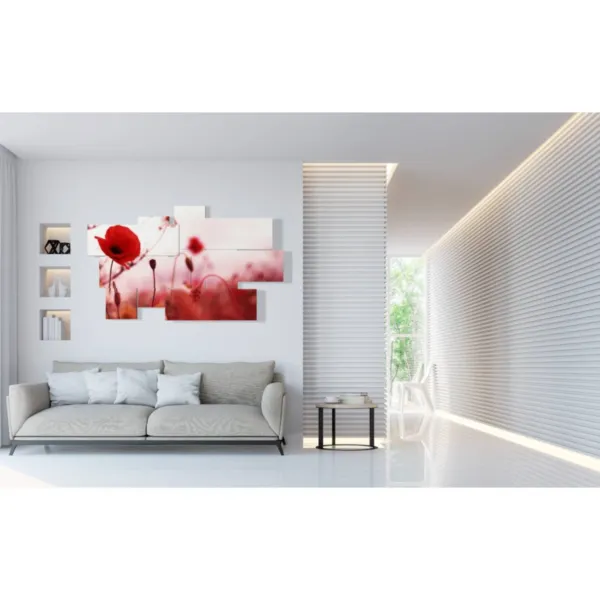 quadro fiori moderni effetto pittura