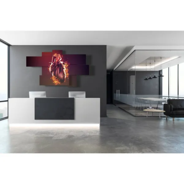 décorations en forme de cœur