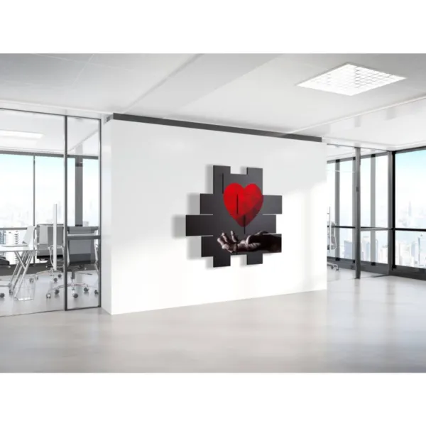 quadri cuore in mano