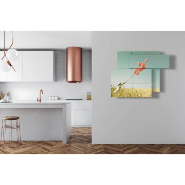 Impressions de ballons en forme de cœur en vol