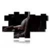 nude paintings of a seated woman - version: 18 pannelli 249x147cm